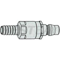 亚洲标准防反冲软管公接头6.3mm（1/4inch）