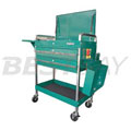 超炫双抽屉工具推车